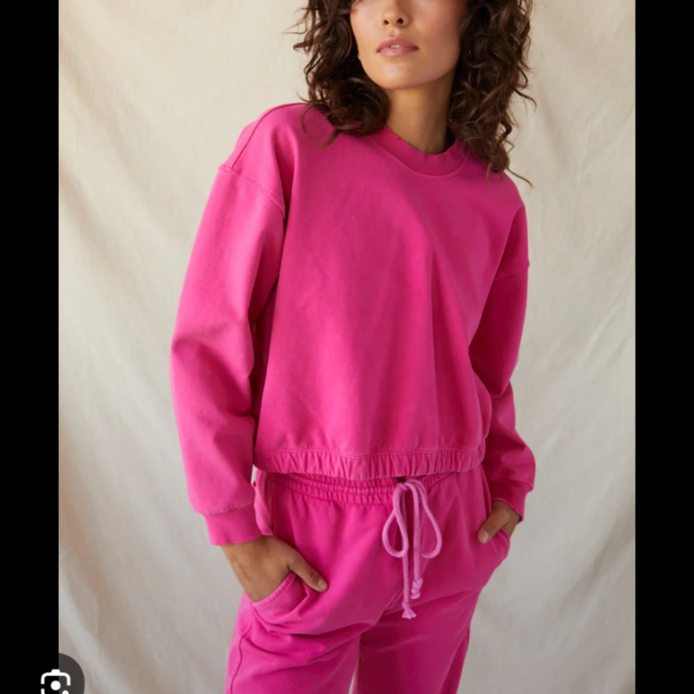 AMO 90's Sweatshirt Luminous Pink